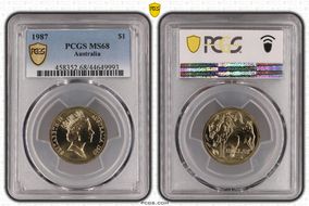 1987 $1 MS68