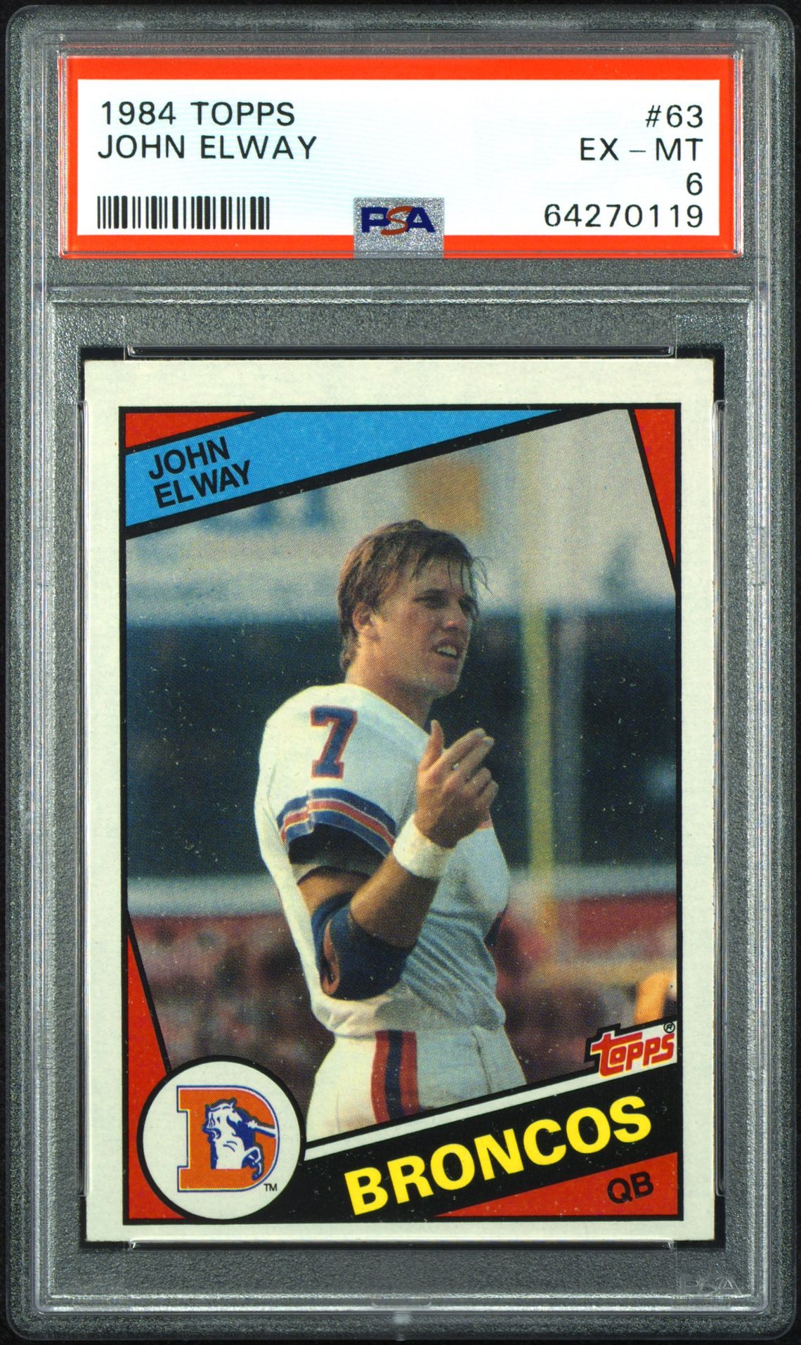 1984 Topps TOPPS #63 John Elway front