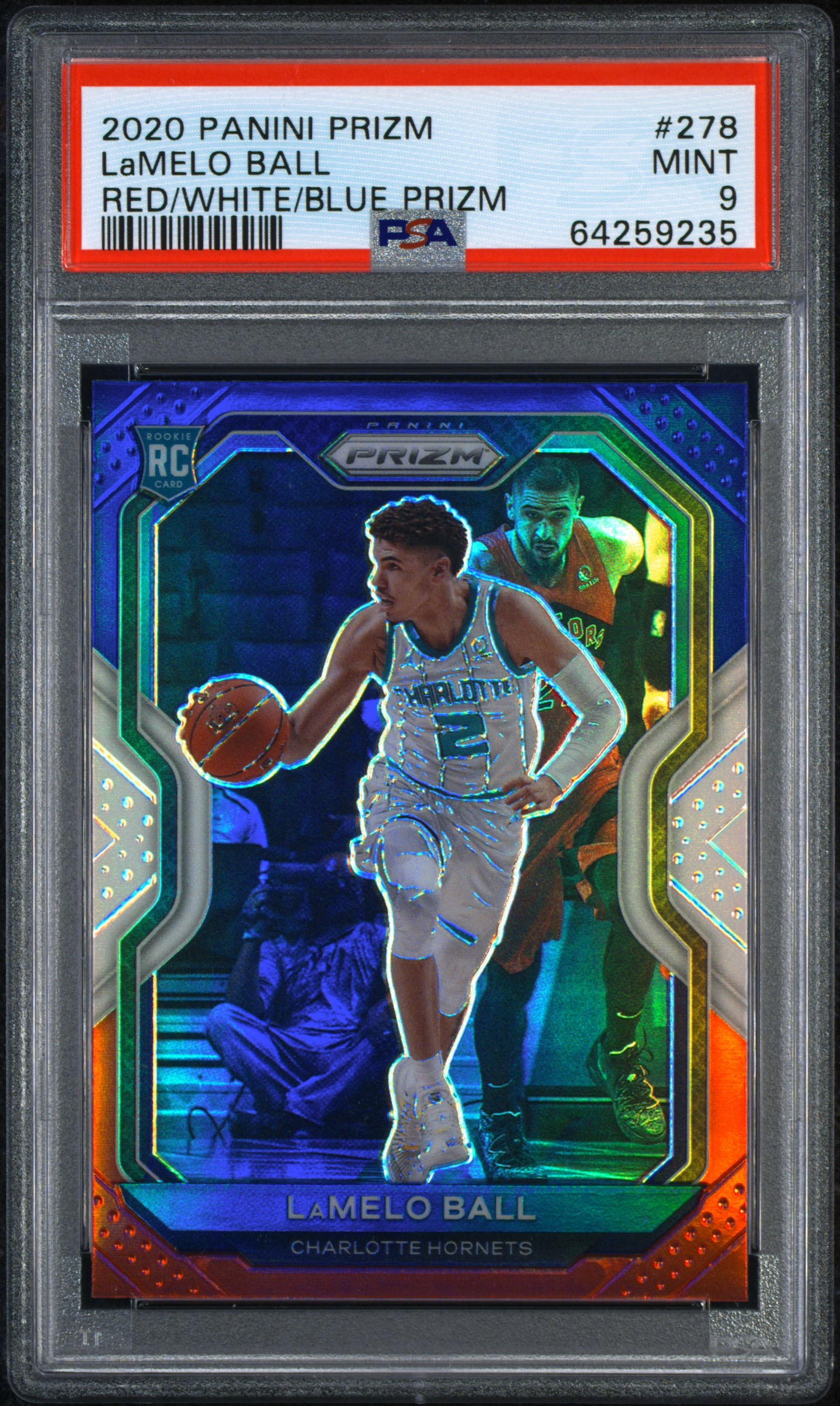 2020 #278 LaMelo Ball PSA 9 Panini Prizm