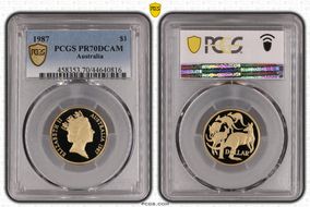 1987 $1 PR70DCAM