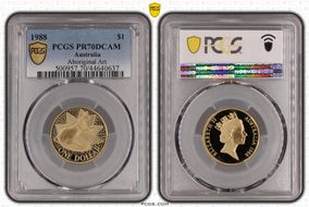 1988 $1 Aboriginal Art PR70DCAM