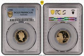 1988 $2 PR69DCAM