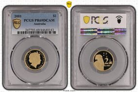 2001 $2 PR69DCAM