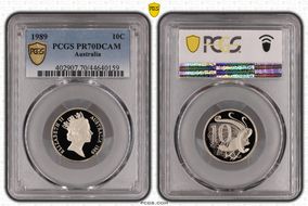 1989 10C PR70DCAM