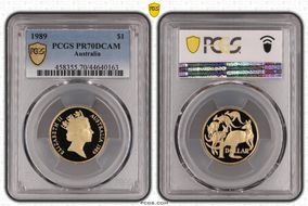 1989 $1 PR70DCAM
