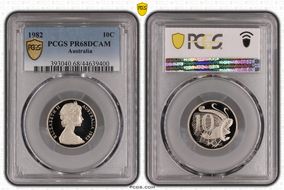 1982 10C PR68DCAM