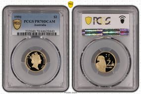 1991 $2 PR70DCAM