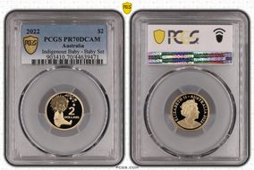 2022 $2 Indigenous Baby - Baby Set PR70DCAM
