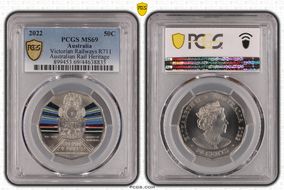 2022 50C Victorian Railways R711 Australian Rail Heritage MS69