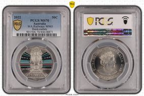 2022 50C WA W945 Banksiadale Australian Rail Heritage MS70