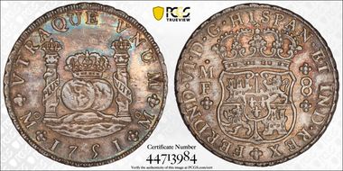 1751-Mo MF 8 R Calico-475 Yon-M8-51 MS63