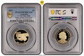 2021 $1 T- Tim Tam AlBr Great Aussie Coin Hunt PR70DCAM