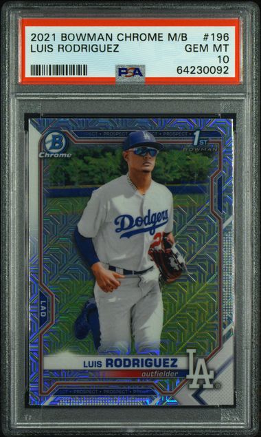 2021 Bowman BOWMAN CHROME MEGA BOX Refractor #196 Luis Rodriguez front