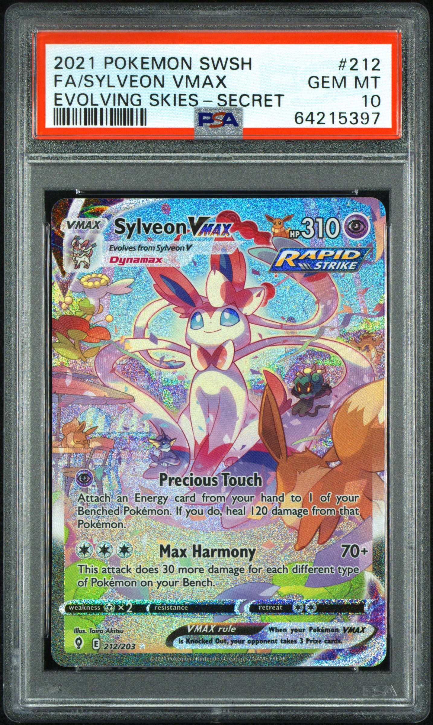 TCG - 2021 Pokemon Sword & Shield Evolving Skies Eeveelutions Special ...