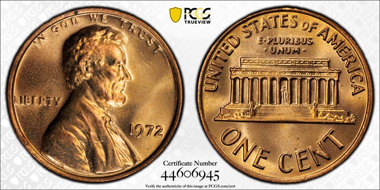 Cert 44606945 - Coin Image