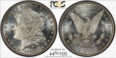 1890-O $1 MS66PL