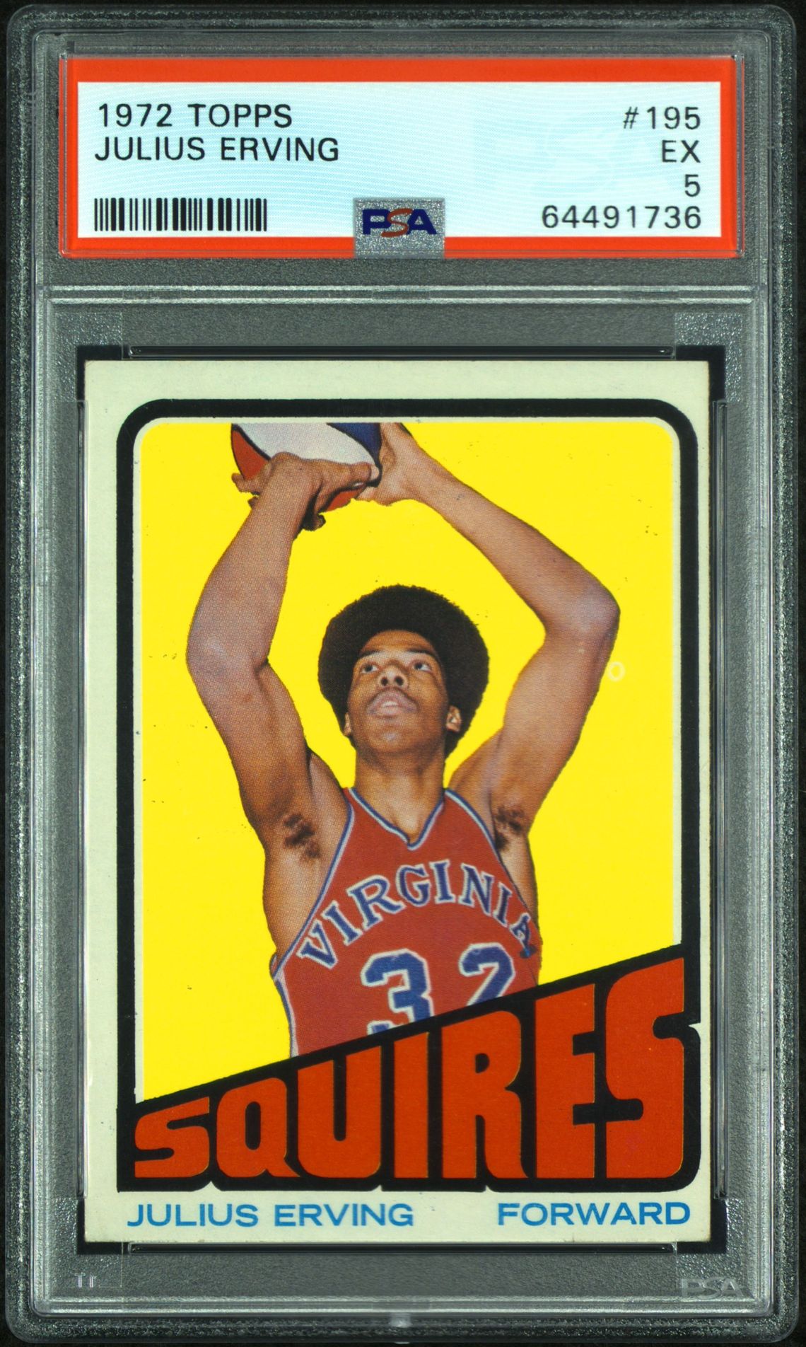 1972 Topps TOPPS #195 Julius Erving front