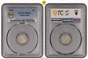 1892 10C KM-116  Ag MS63