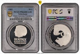 1982 50 G Dutch-American Friendship PR64DCAM