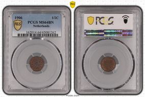 1906 1/2C KM-133 MS64BN