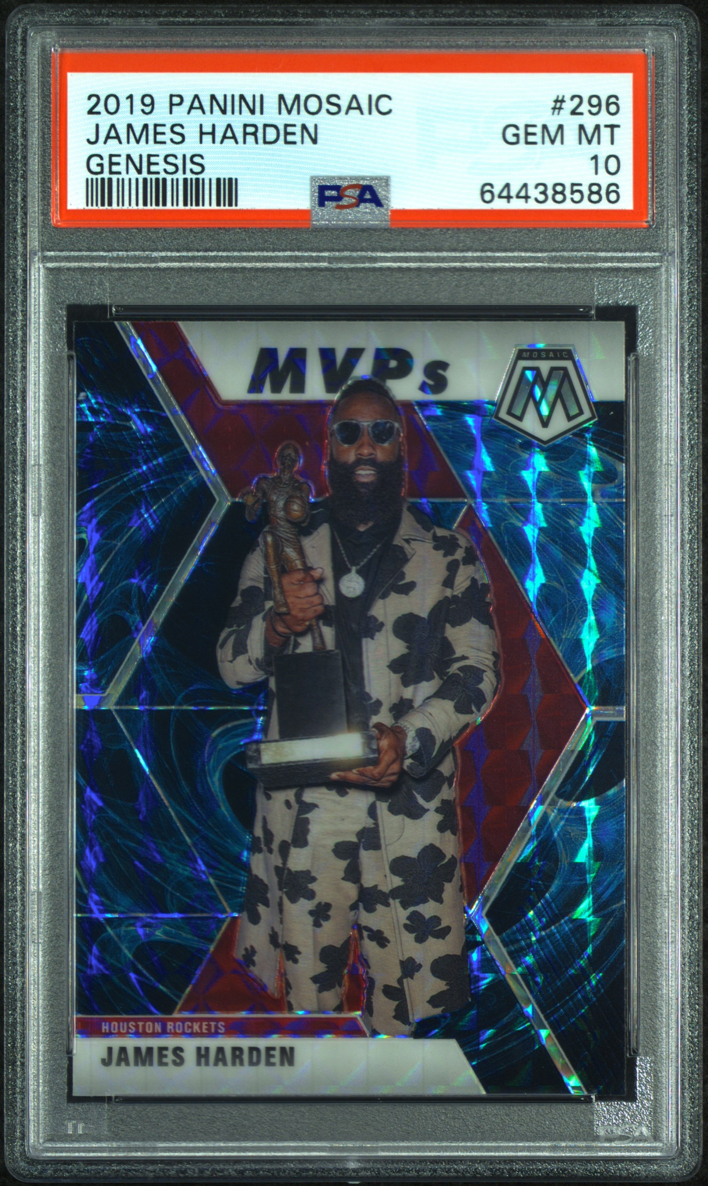 2019 James Harden Panini Mosaic Genesis PSA 10 | Veriswap