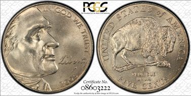 2005-P 5C Bison MS66