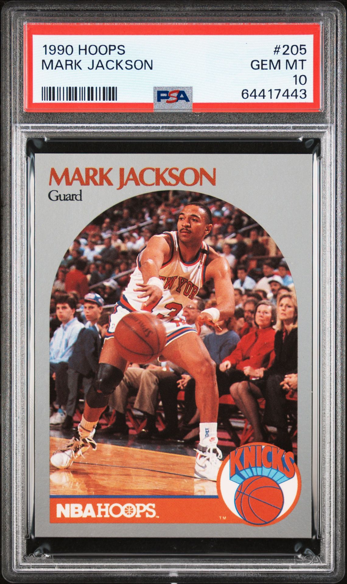 1990 Hoops HOOPS #205 Mark Jackson front