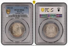 1911-D 2 Mk Birthday J-48 Ag MS66