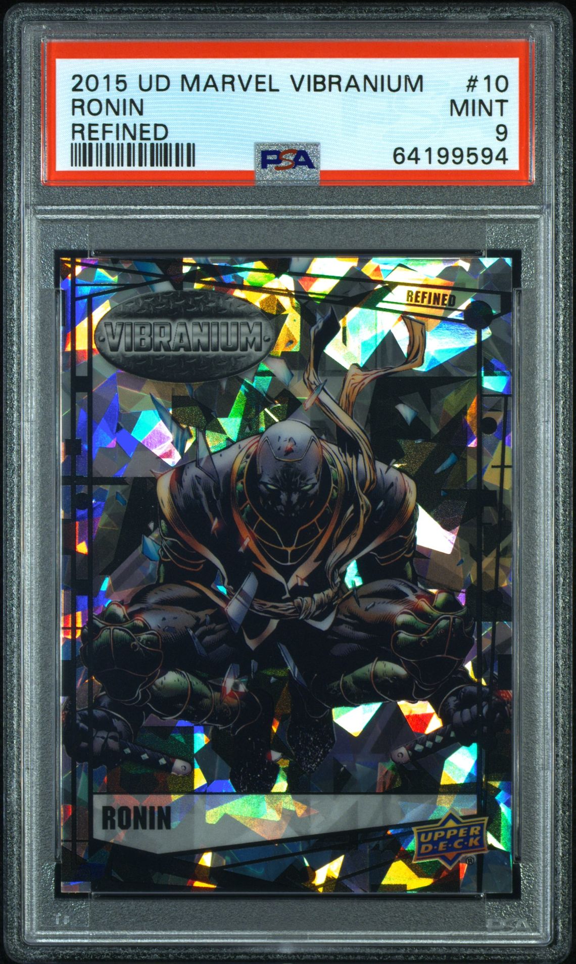 2015 UPPER DECK MARVEL VIBRANIUM REFINED #10 Ronin front