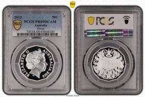 2013 50C Silver PR69DCAM