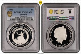2000 $1 The Cartwheel Penny PR70DCAM