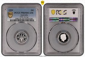 1999 20C 1942 3d Ag PR69DCAM