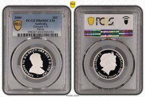 2000 20C Edward VII Silver PR69DCAM