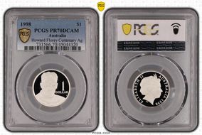 1998 $1 Howard Florey Centenary Ag PR70DCAM