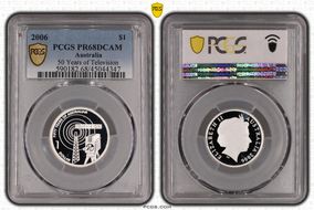 2006 $1 50 Years of Television PR68DCAM