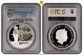 2012-P $1 Kokoda PR69DCAM