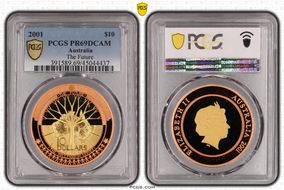 2001 $10 The Future PR69DCAM