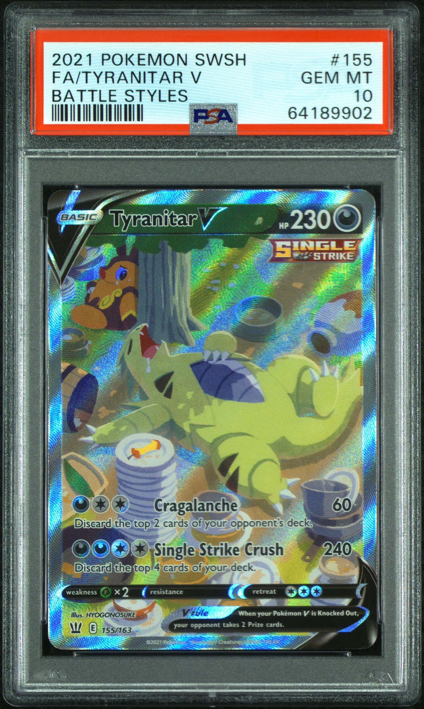 Tyranitar V #155 Alternate Art