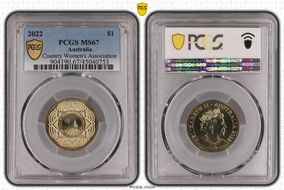 2022 $1 Country Women's Association MS67