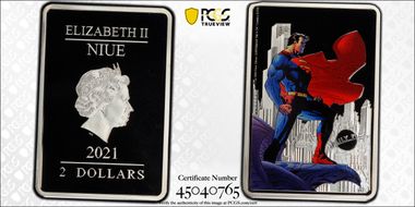 2021 $2 Superman - The Man of Steel PR69DCAM