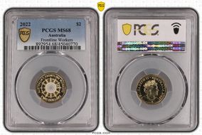 2022 $2 Frontline Workers Colorized MS68