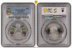 2022 50C NSW S. Maitland Rail No.25 Australian Rail Heritage MS69
