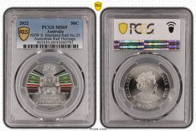 2022 50C NSW S. Maitland Rail No.25 Australian Rail Heritage MS69