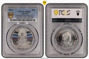 2022 50C Victorian Railways R711 Australian Rail Heritage MS68