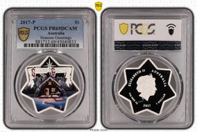 2017-P $1 Seasons Greetings PR69DCAM