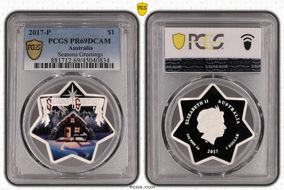 2017-P $1 Seasons Greetings PR69DCAM