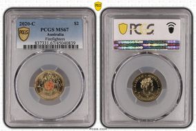 2020-C $2 Firefighters Colorized MS67