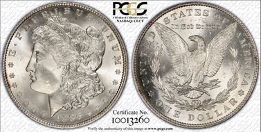 1886 $1 MS66