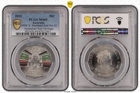 2022 50C NSW S. Maitland Rail No.25 Australian Rail Heritage MS69