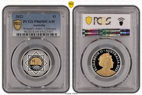 2022 $1 Country Women's Association Partial Gilt PR69DCAM